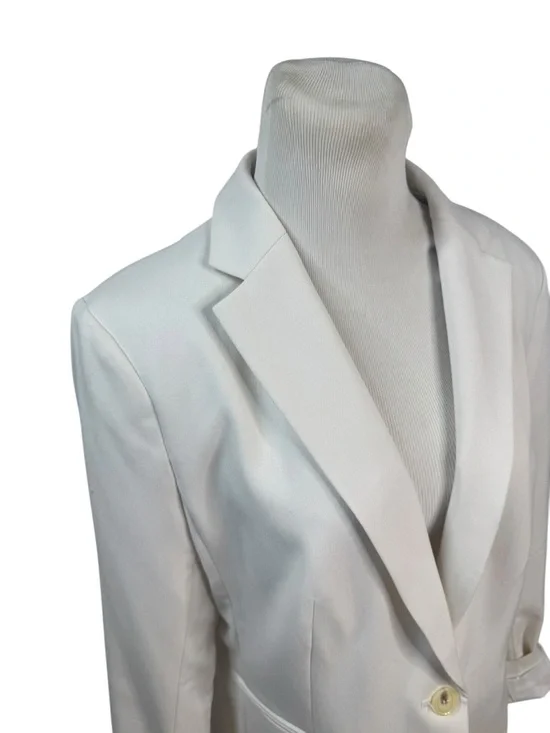 NWOT H&M White Single Breasted Blazer - Picture 8 of 16
